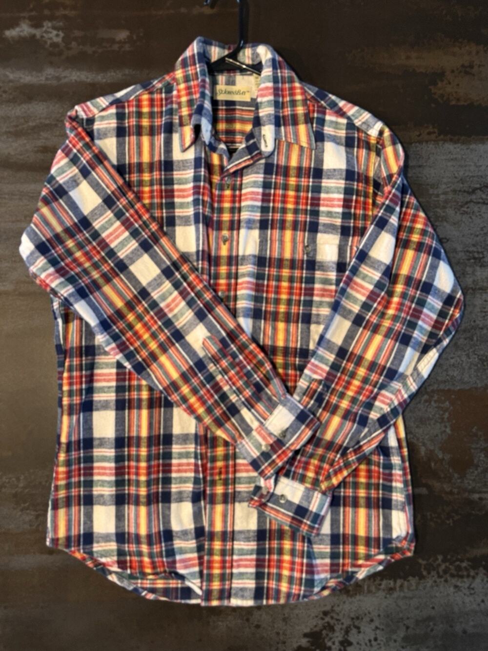 Canvas flannel shirt